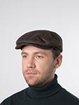 Кепка STETSON арт. 6384503 DRIVER CAP CASHMERE (коричневый / серый)